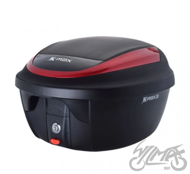 Kufer k-max z płytą montażową czerwony 30L — ujęcie 1