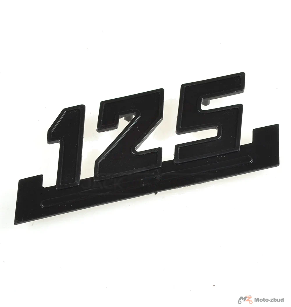 Znaczek boczka WSK 125 czarny PL