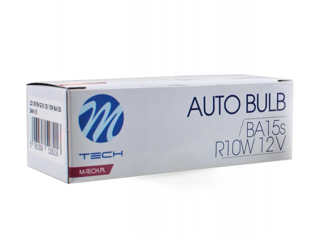 Żarówka BA15s G18 R10W 12V 10W M-TECH (10szt.) — ujęcie 2