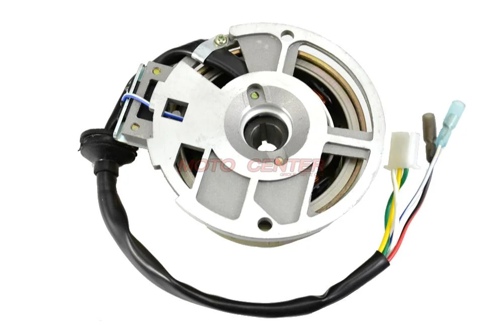 Stator+magneto 7 cewek 5 przewodów 50 cm³ skuter 2T Keeway CPI, Yamaha Jog (3-PIN+2) (12-16 mm) — ujęcie 3