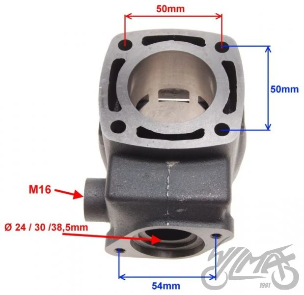 Cylinder do Kymco Dink 60 LC, Super 9 LC 44 mm — ujęcie 2