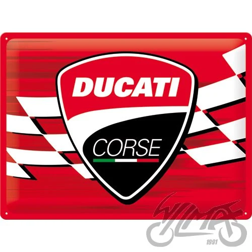 Tablica plakat 30 × 40 Ducati corse logo 23372 — ujęcie 1