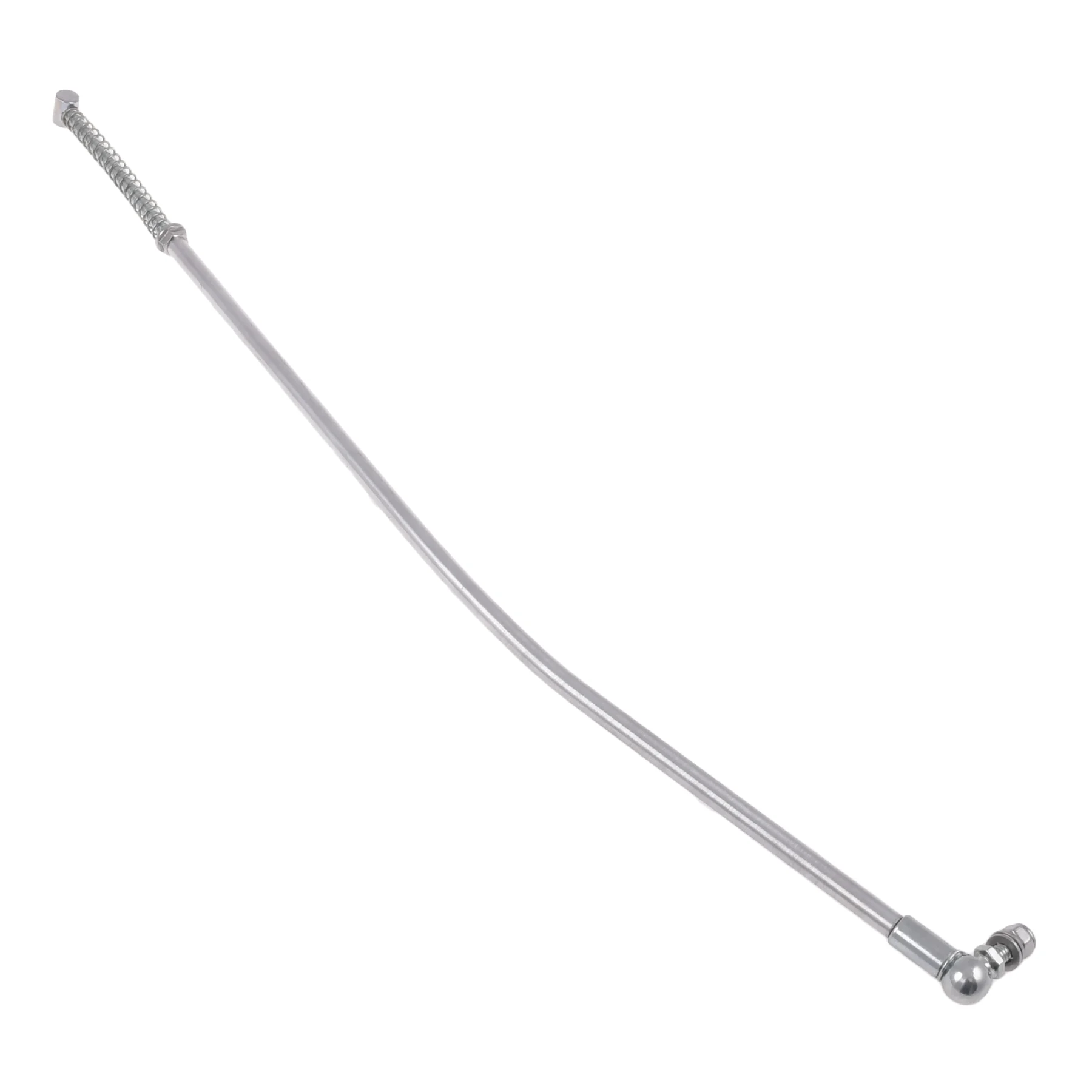 Pręt cięgno hamulca tył Simson 485 mm srebrny CNC racing JMP — ujęcie 2