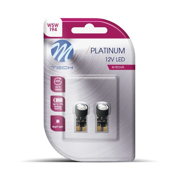 Żarówka LED W5W 1XHP Osram, 2 szt. M-Tech LB803W — ujęcie 4
