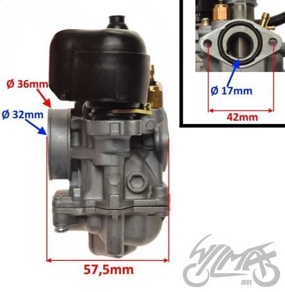 Gaźnik do Suzuki Katana, przepustnica 14,9 mm — AY56003C — ujęcie 2