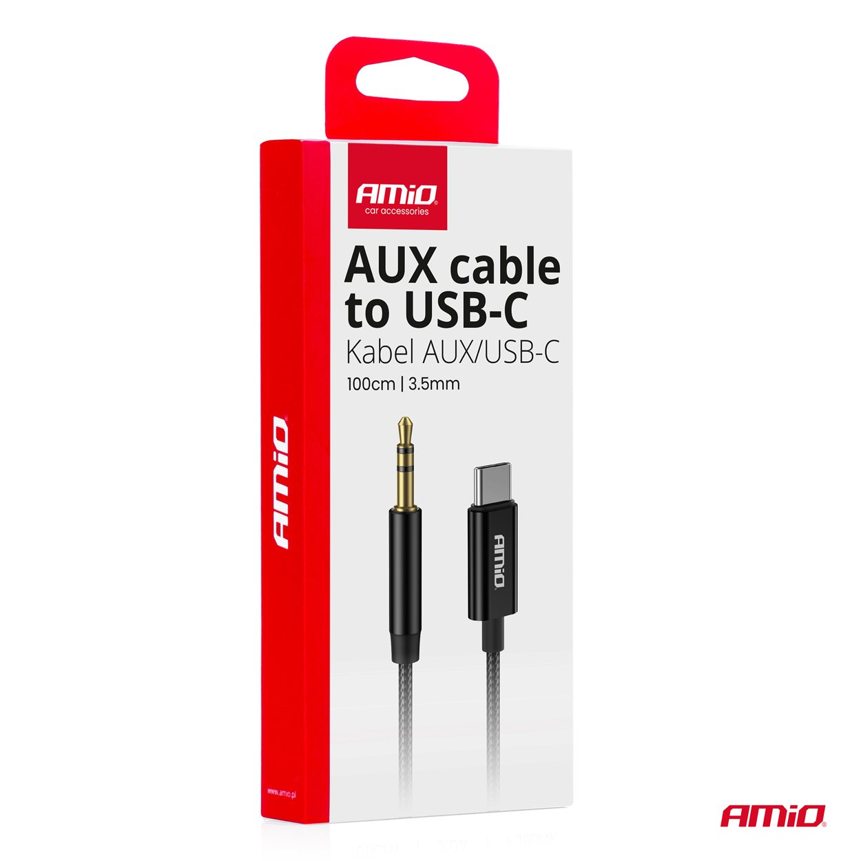 Kabel audio USB-C na AUX Mini Jack 3.5 mm 1m — ujęcie 4