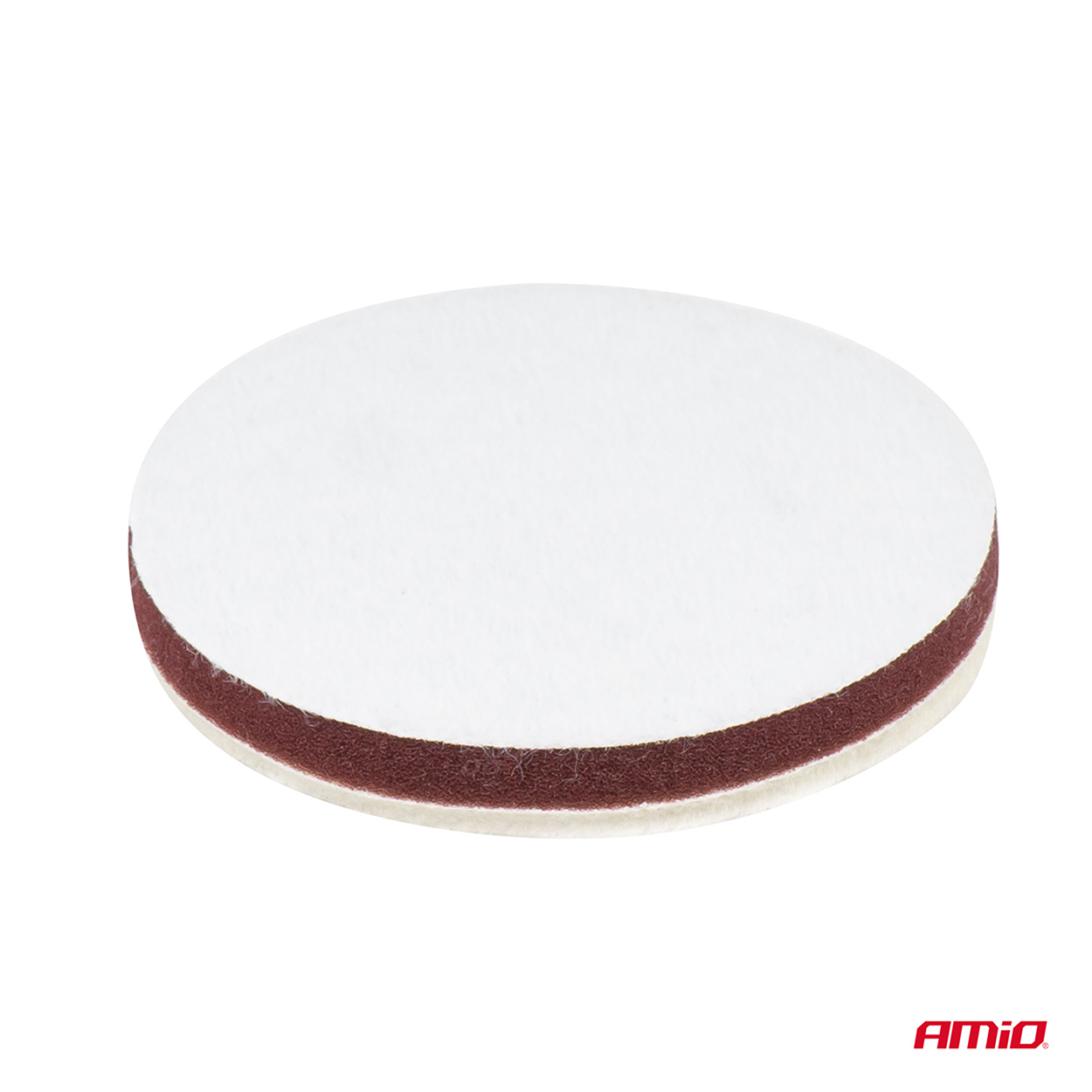 Pad polerski wełniany futro polerskie soft miękki na rzep 150 mm — ujęcie 2