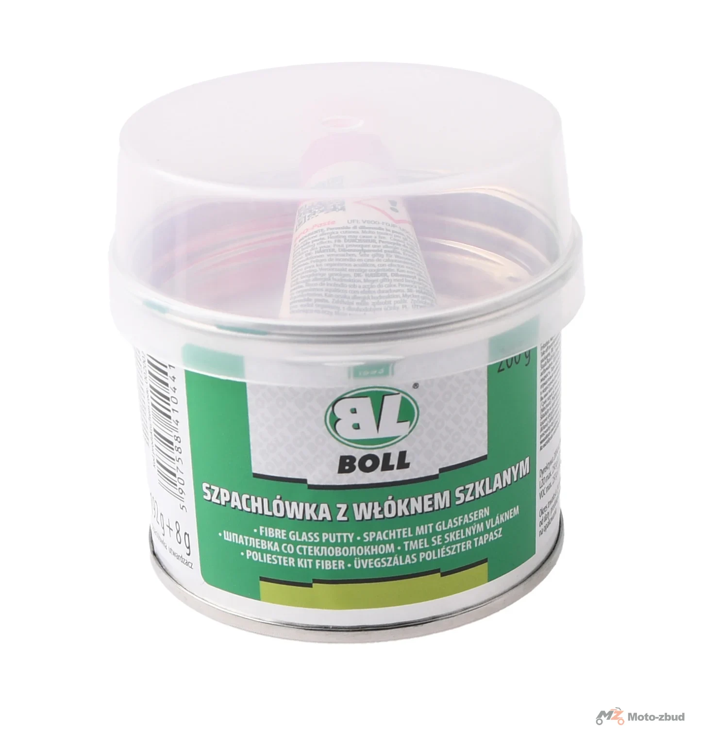 BOLL szpachlówka z włóknem szklanym + utwardzacz kpl. 192 g + 8 g