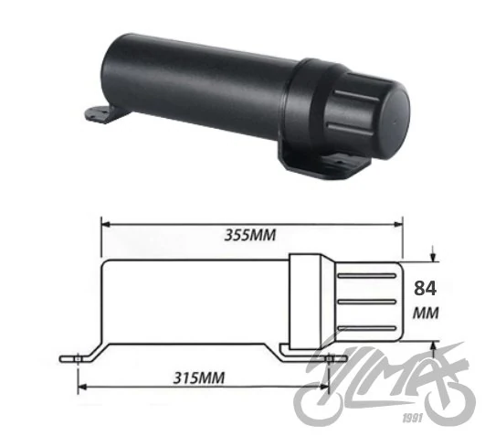 Narzędziówka tuba ATV motocykli 355 × 84 mm — ujęcie 2