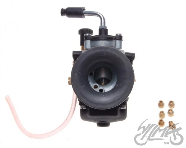 Gaźnik 21 mm 2T tuning ssanie ręczne + zestaw dysz — ujęcie 1