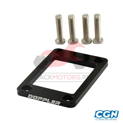 Podkładka zaworu membranowego Doppler CNC 5 mm czarna Derbi / AM6 — ujęcie 1