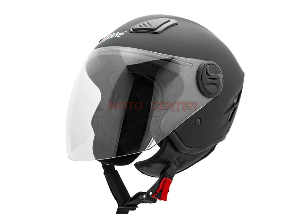 Kask motocyklowy otwarty City-Bike WL-202 czarny mat rozmiar S ECER22.06 — ujęcie 1