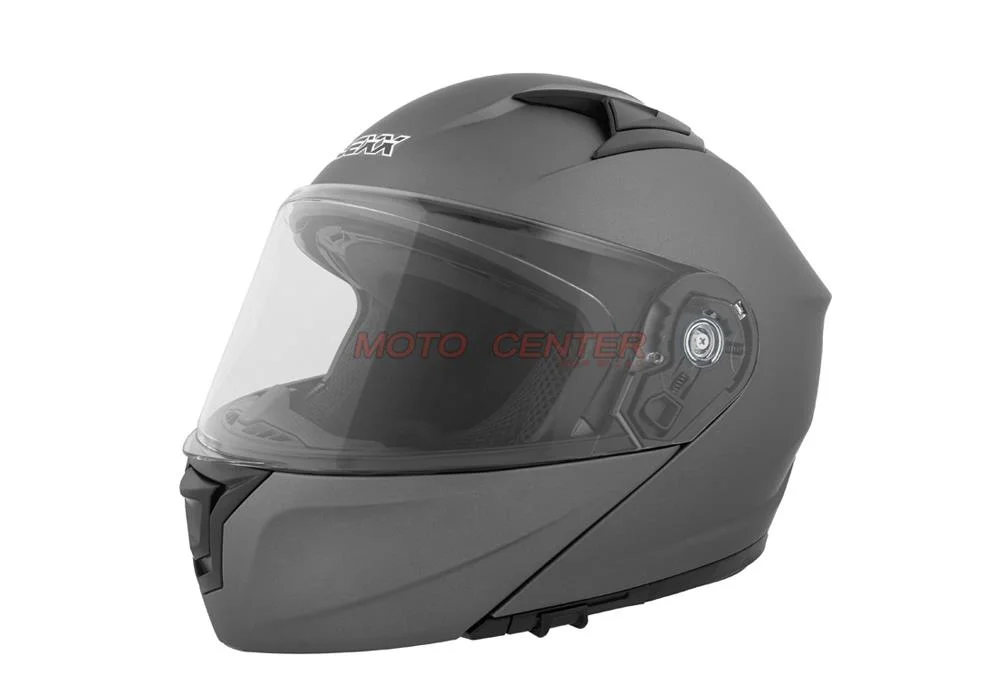 Kask motocyklowy szczękowy z blendą BLEXX YA-967 grafit M ECER22.06 — ujęcie 2