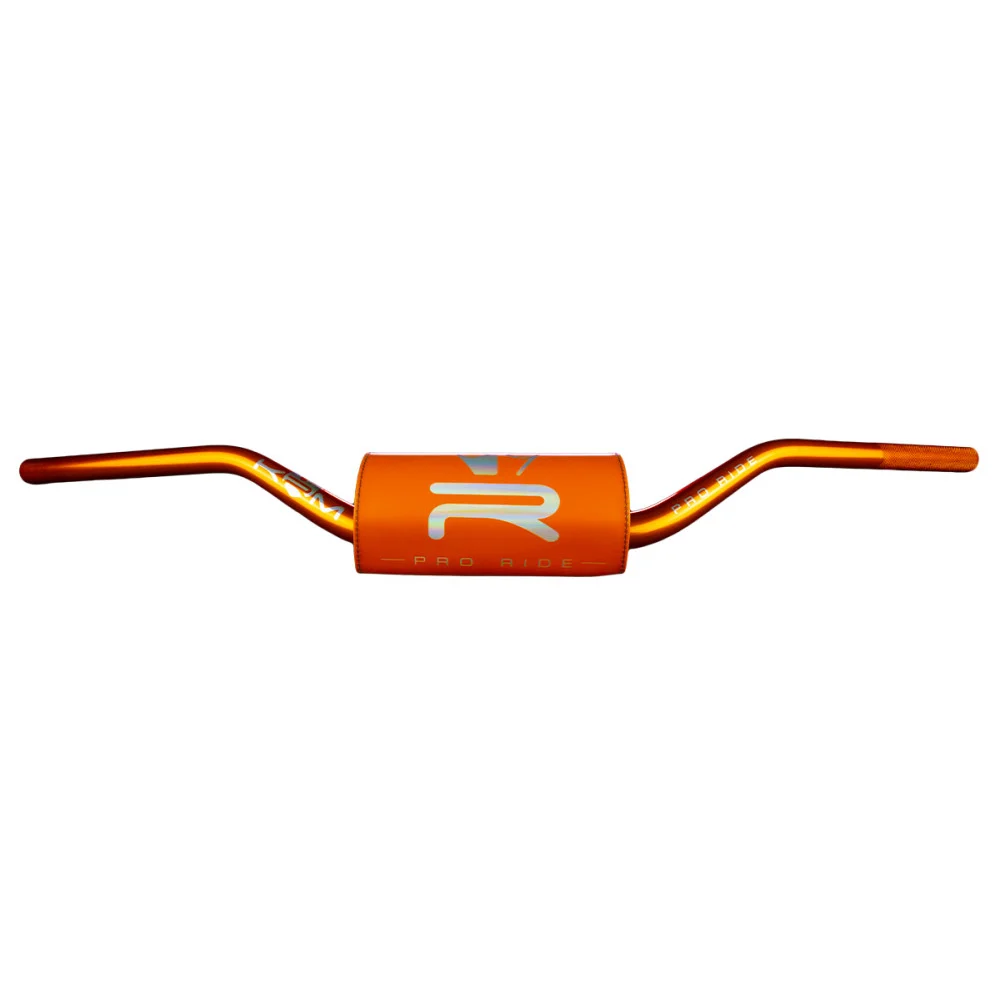 Kierownica fatbar KRM Pro Ride pomarańczowo - holo 22/28,6 mm + gąbka — ujęcie 1