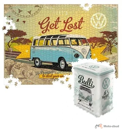 Puszka l puzzle VW let`s get lost 2 56007