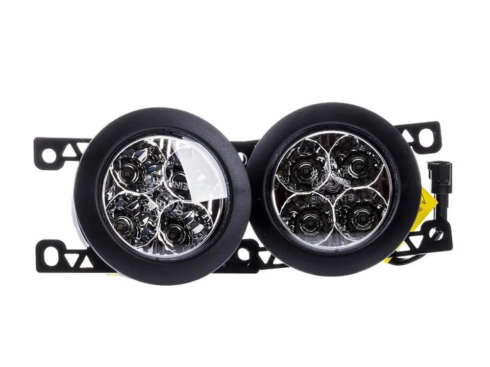 Lampy dzienne diodowe EinParts 12/24V 2x4W OKRĄGŁE MATOWE OSRAM LED — ujęcie 6