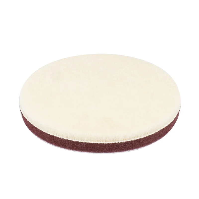 Pad polerski wełniany futro polerskie na rzep 125mm hard — ujęcie 3