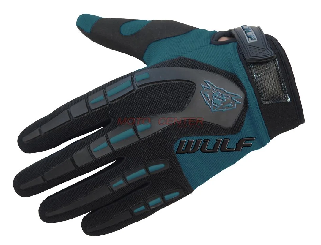 Rękawice crossowe Junior Wulf Attack Black/Navy Blue S — ujęcie 1